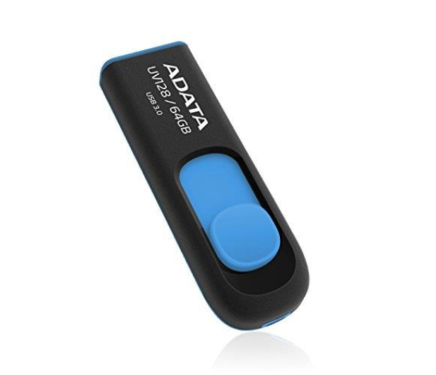 ADATA 64GB DashDrive UV128 czarno-niebieski (USB 3.1) - 370865 - zdjęcie 2